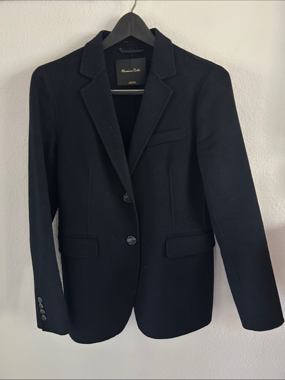 Massimo Dutti Dark Navy Blue Blazer.  Size 6
